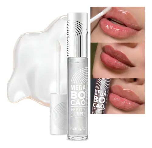 gloss com efeito plumping