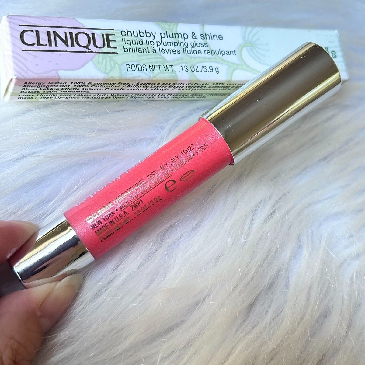 gloss com efeito plumping