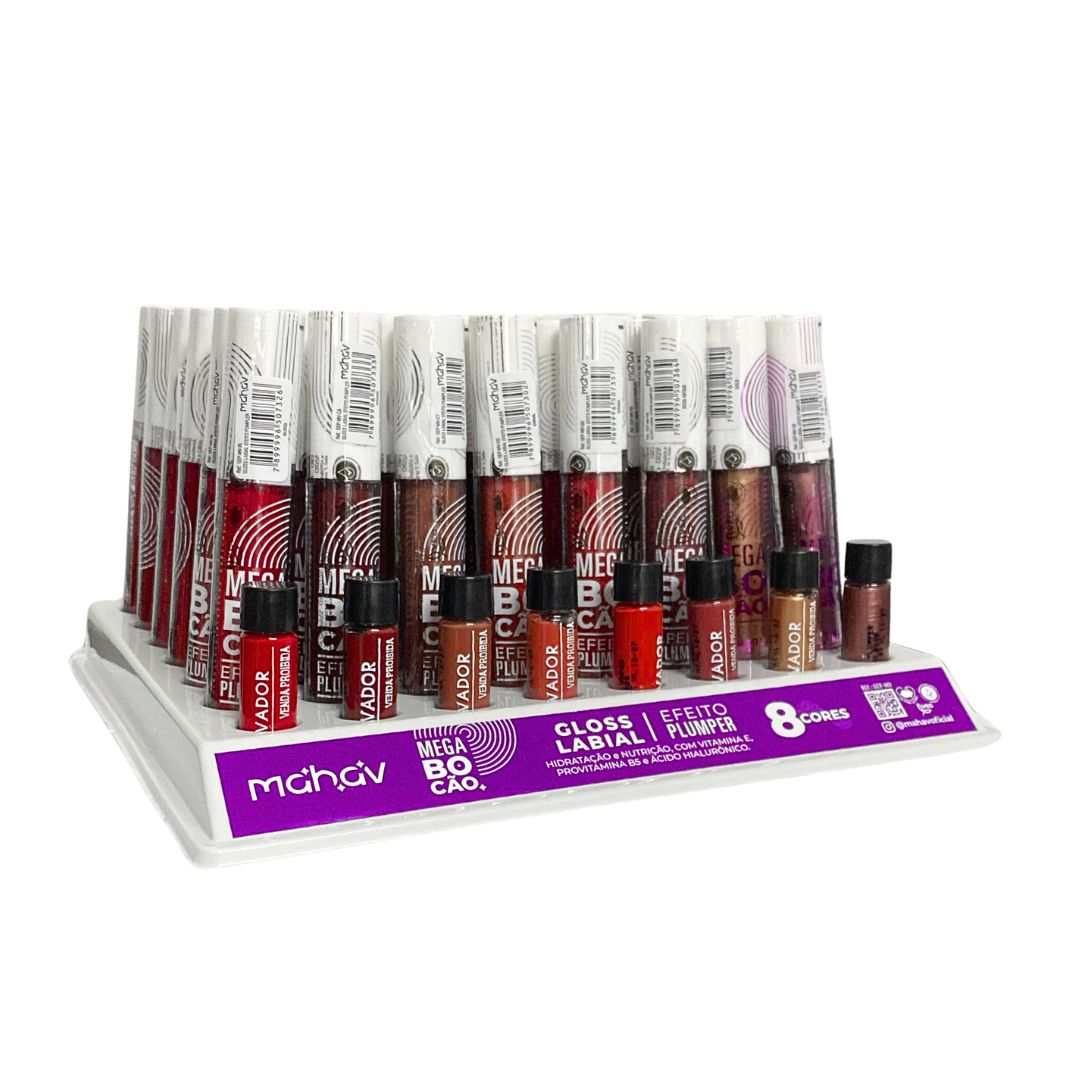 gloss com efeito plumping