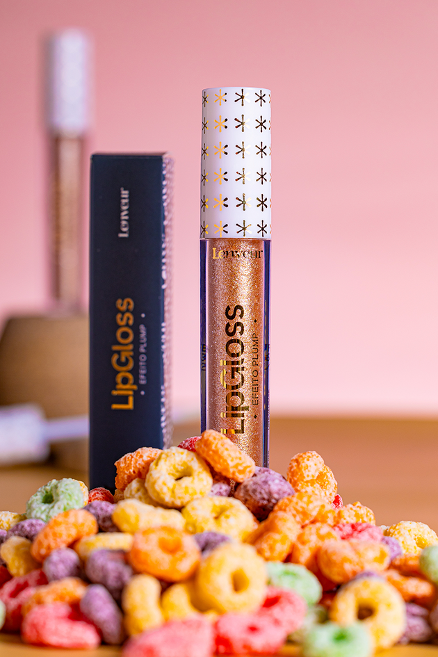 gloss com efeito plumping