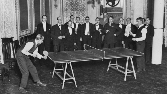 história do ping pong
