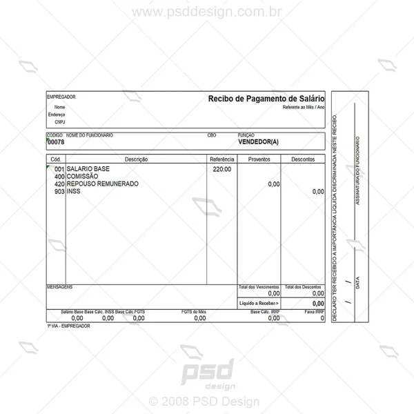 holerite excel vs pdf qual escolher