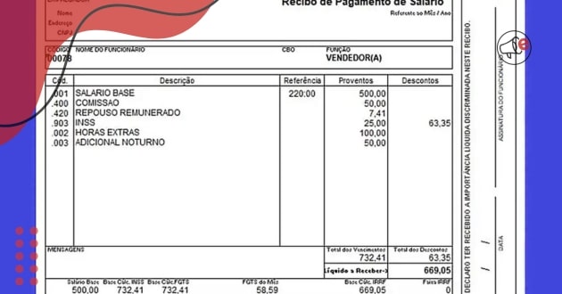 modelo de holerite para empregada domestica