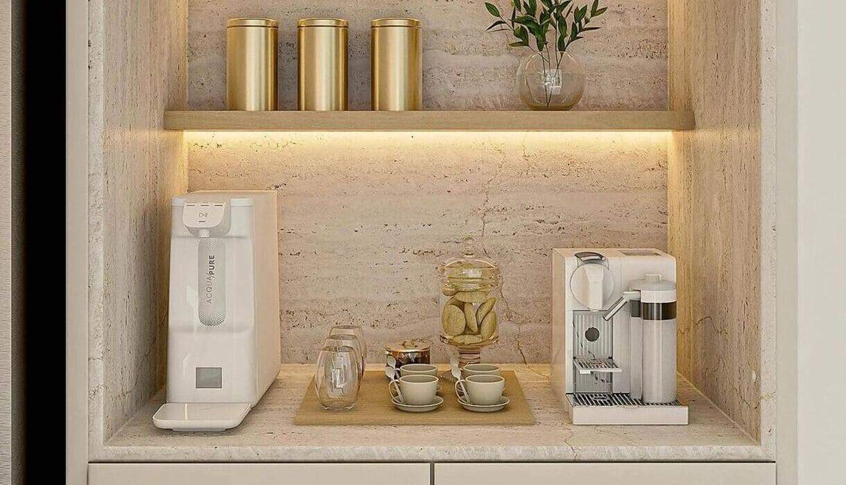 cantinho do café: aparador vs. carrinho, qual escolher?