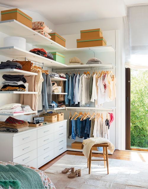 ideias de closet aberto barato