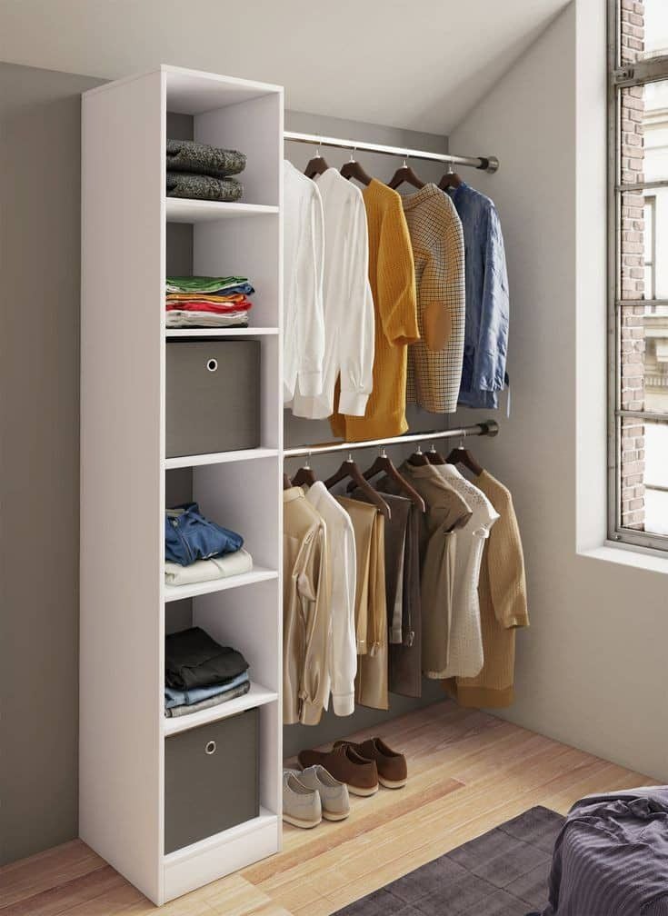 ideias de closet aberto barato