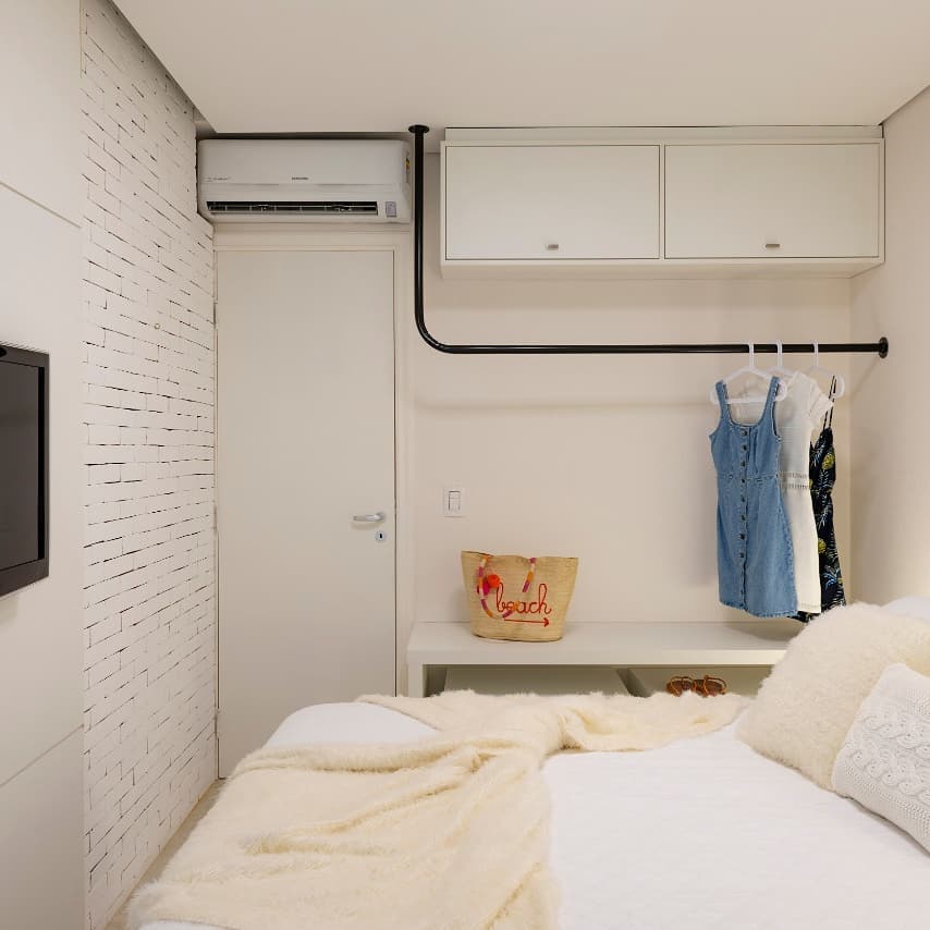 inspiração closet aberto barato pequeno