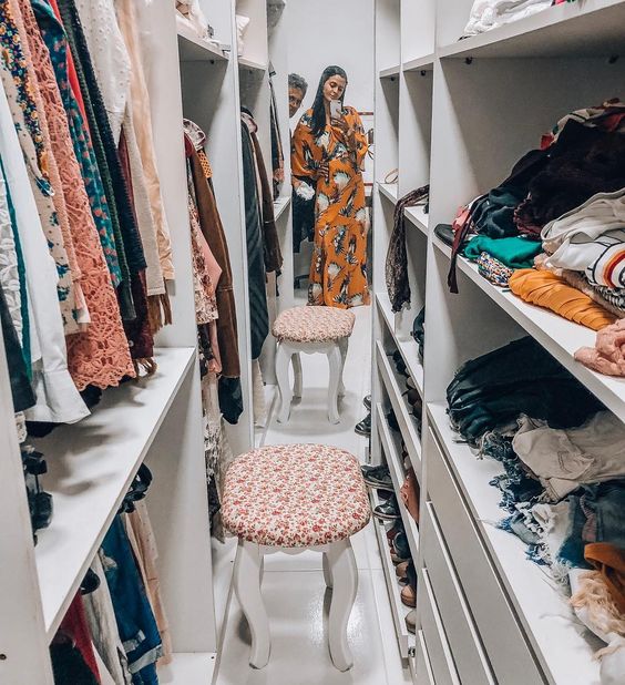 erros ao montar closet aberto econômico