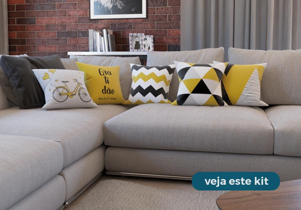 ideias de decoração com almofadas coloridas para sala pequena