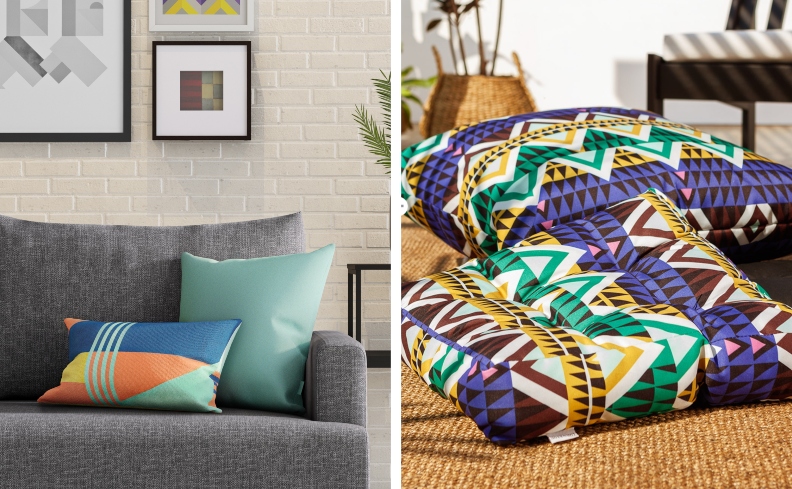 quanto custa decorar com almofadas coloridas