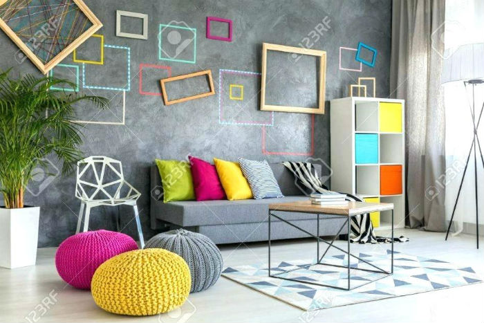 ideias de decoração com almofadas coloridas para sala pequena