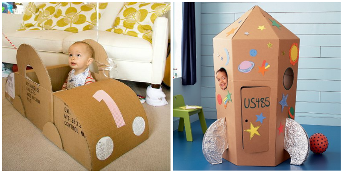 como decorar caixas de papelão para presente