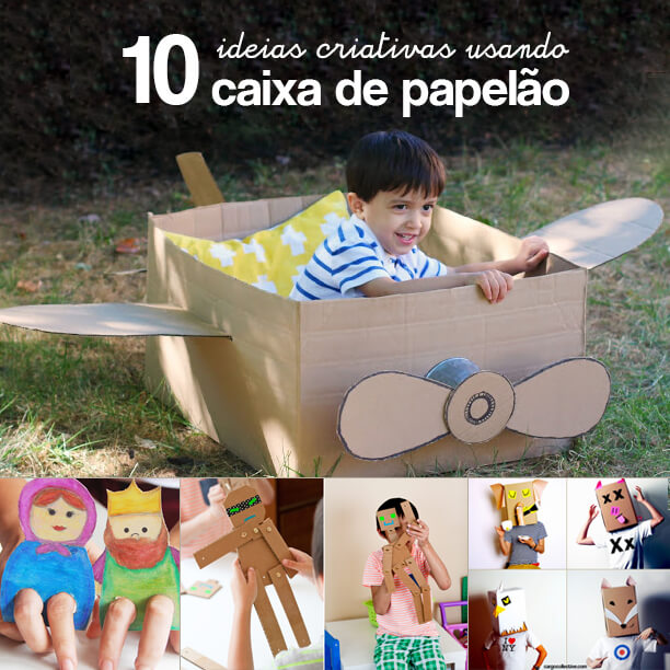 ideias de artesanato com caixas de papelão para vender