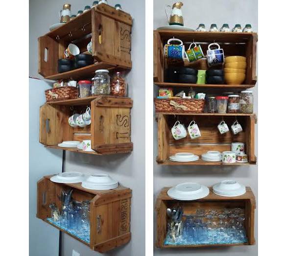 DIY: Fruteira Vertical com Caixotes de Feira Passo a Passo