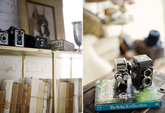 ideias de decoração com cameras antigas