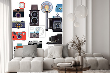 Inspiração: 10 Ambientes Decorados com Câmeras Vintage