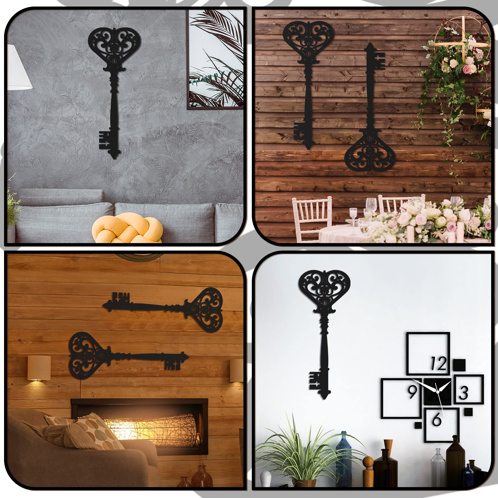 quadro de chaves vs porta chaves de madeira