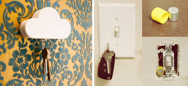 como fazer um móbile com chaves antigas