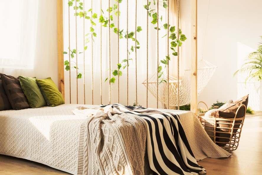 como fazer um espelho com moldura de corda de sisal