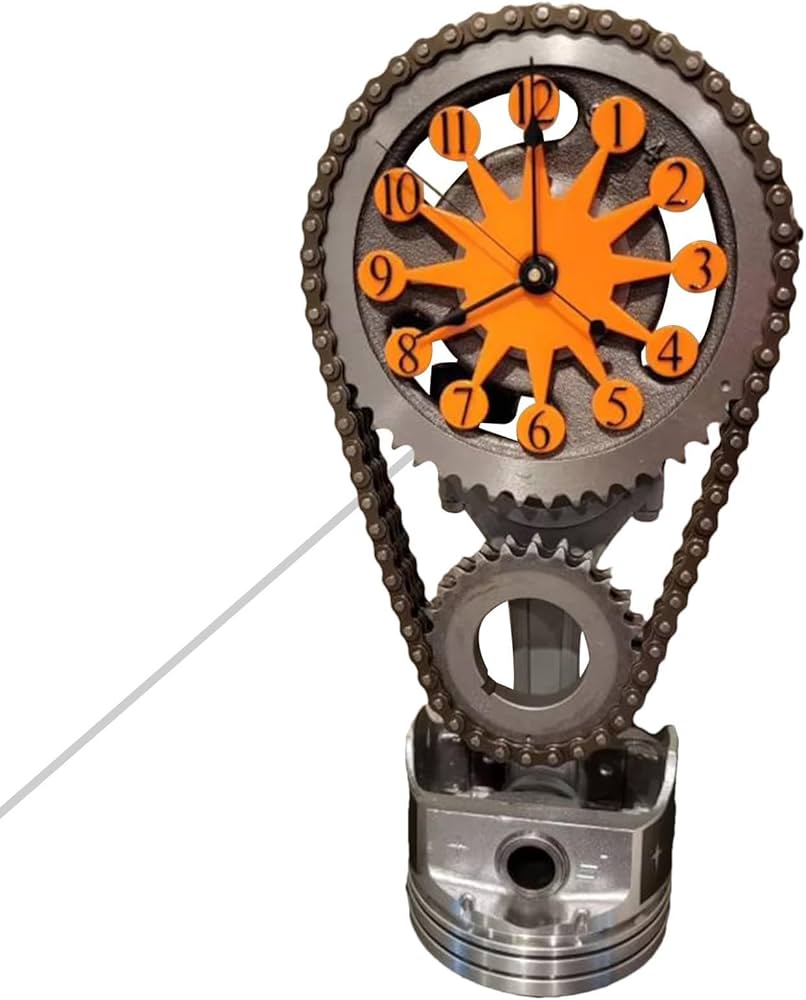 decoração com engrenagens vs decoração industrial