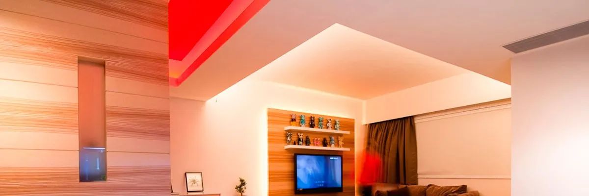 ideias de decoração com fita de led