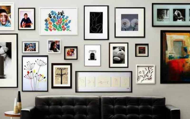 erros comuns ao decorar parede com fotos