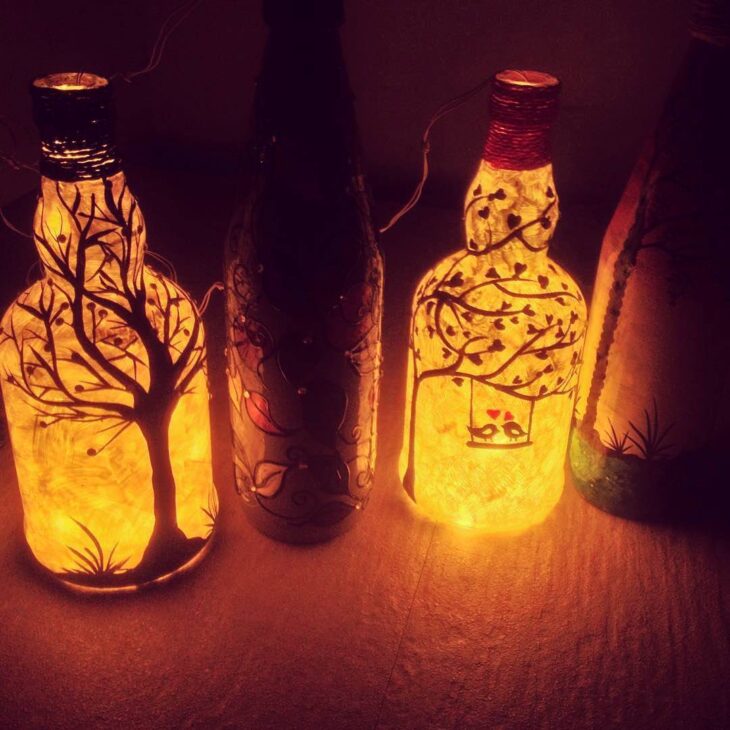 ideias criativas com garrafas de cerveja