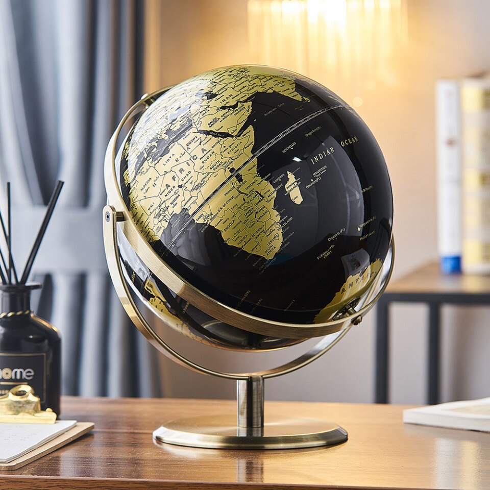 ideias de decoração com globos terrestres