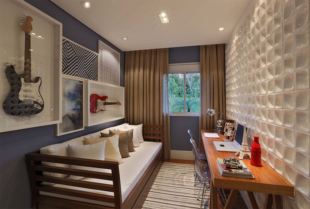 ideias de decoração com instrumentos musicais