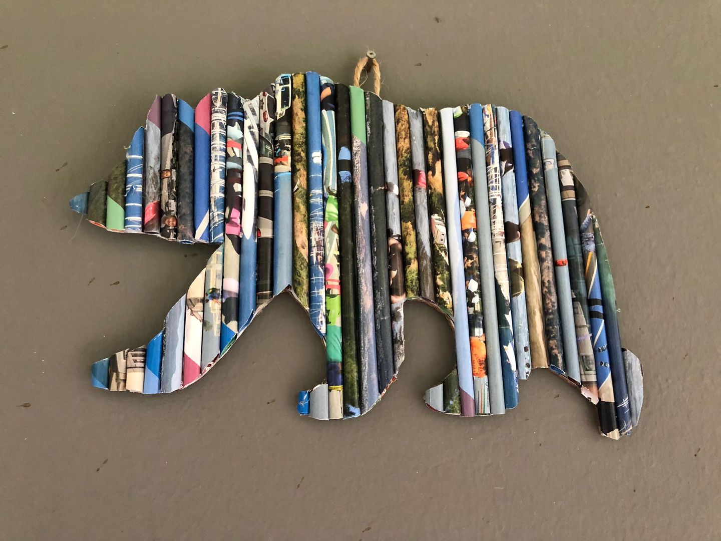 ideias de decoração com jornal velho