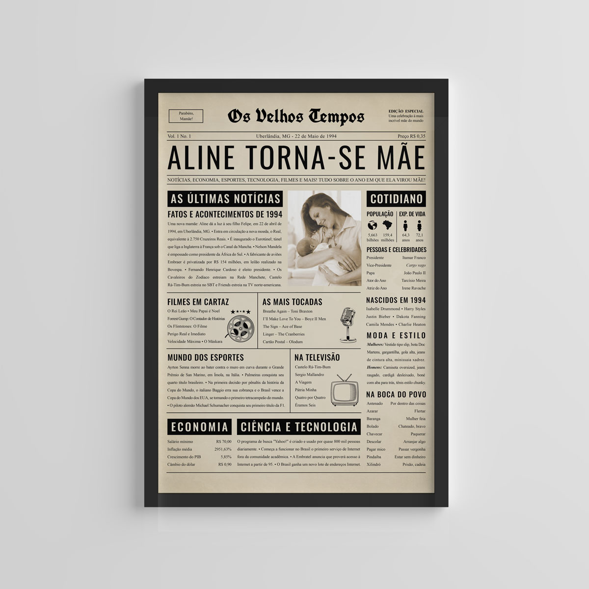 ideias de decoração com jornal velho