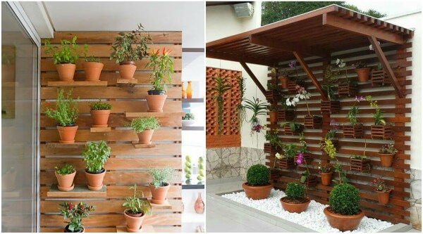 DIY: Como Fazer um Jardim Vertical de Pallet na Parede