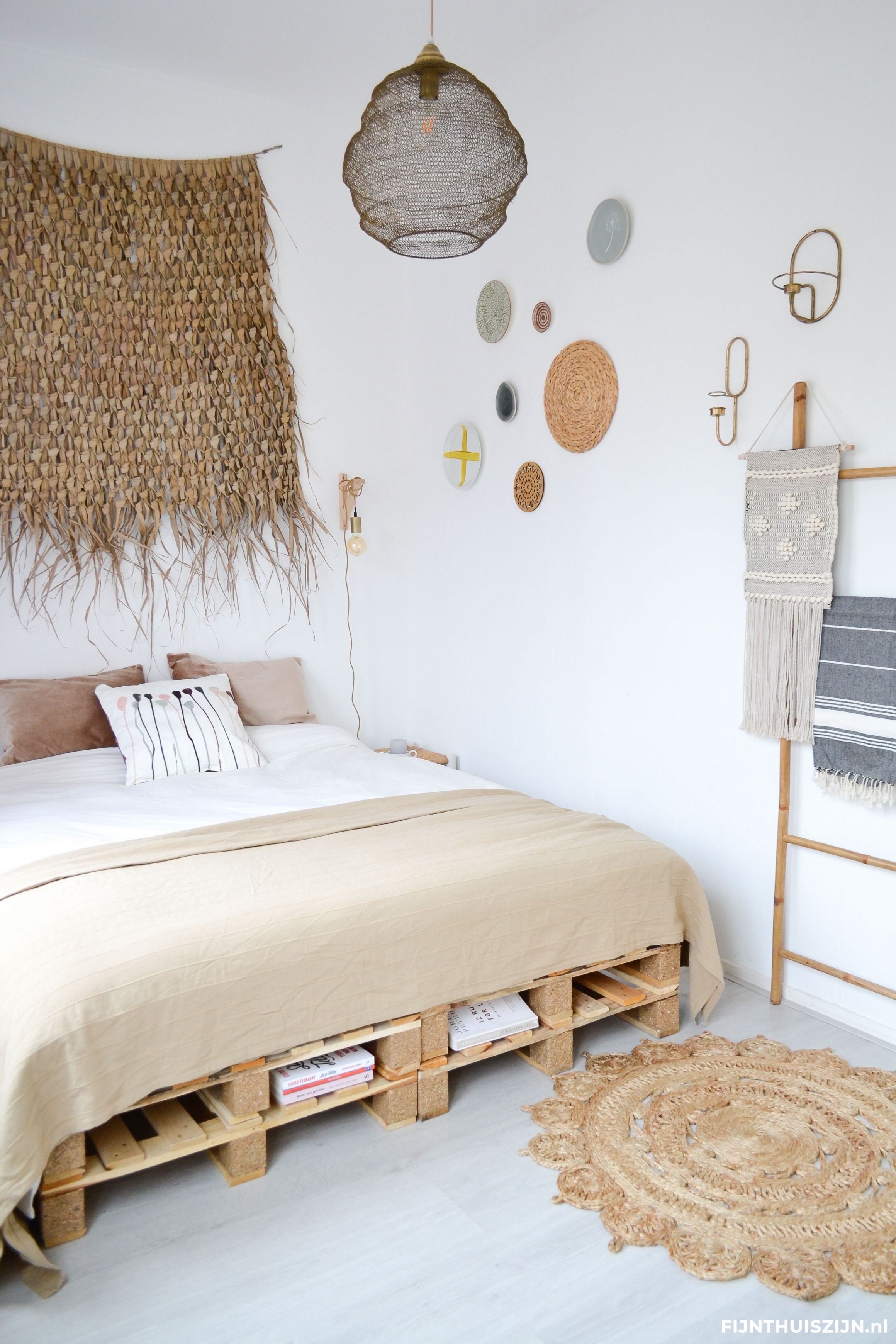 ideias de decoração com pallets no quarto