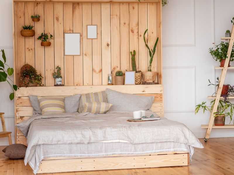 ideias de decoração com pallets no quarto