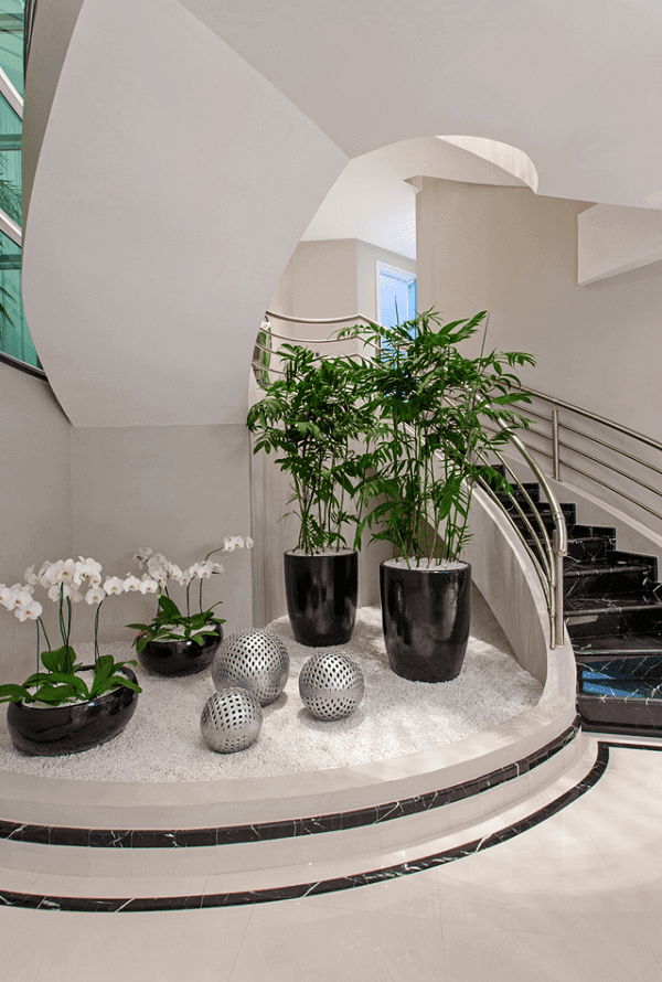 ideias de decoração com plantas artificiais