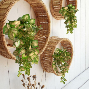 ideias de decoração com plantas artificiais