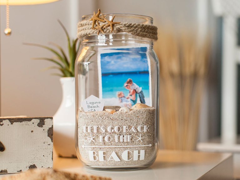 ideias de decoração com potes de vidro