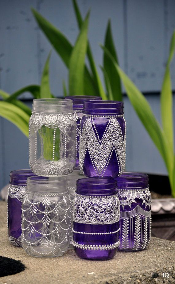 ideias de decoração com potes de vidro