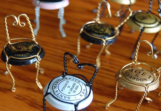 Artesanato com Rolhas de Champagne: De Puxadores a Miniaturas