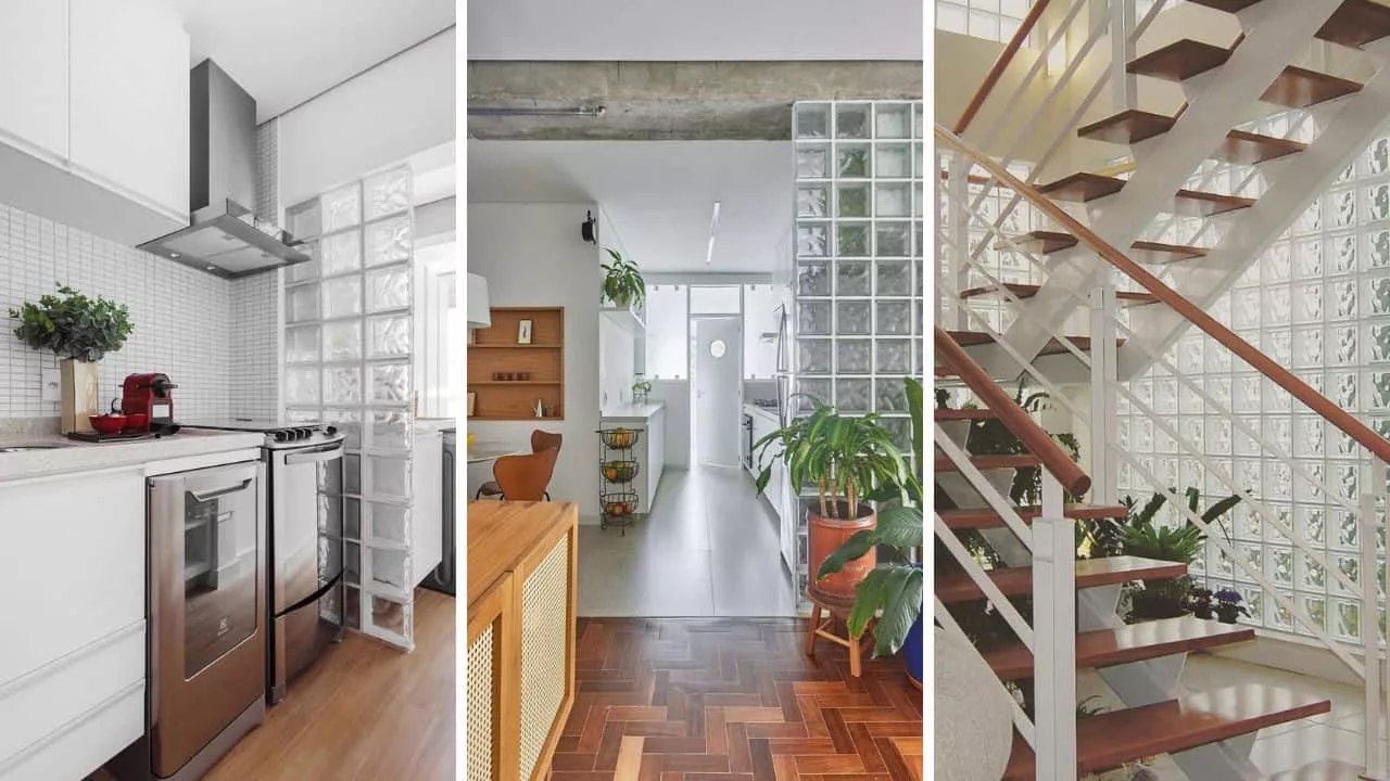 tijolo de vidro vs bloco de vidro qual escolher