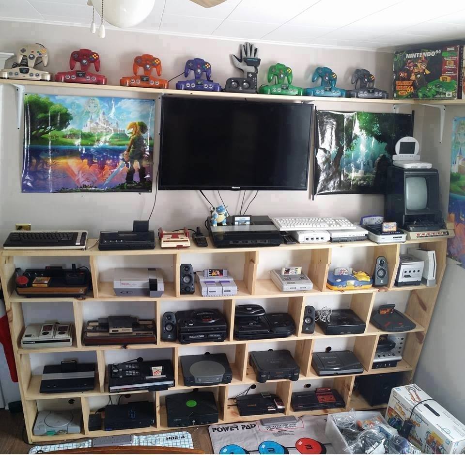 estilo retro gaming em casa