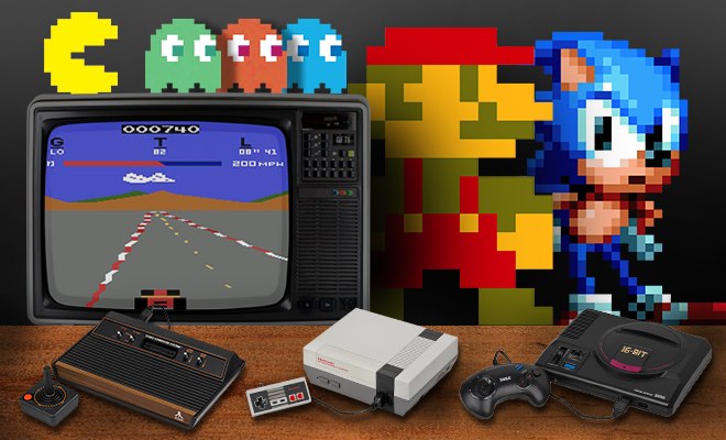 ambientação gamer nostálgica