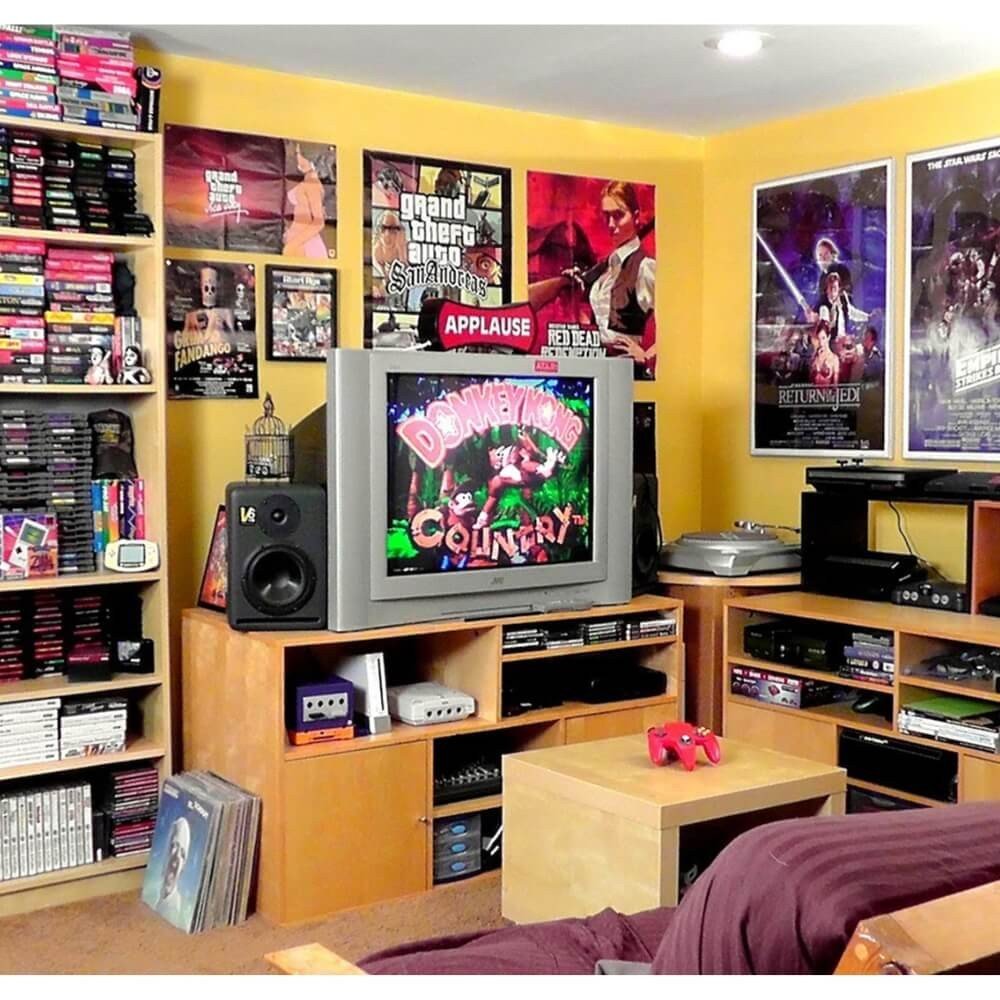 ambientação gamer nostálgica