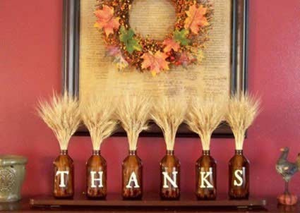 decoração ação de graças rústica vs moderna