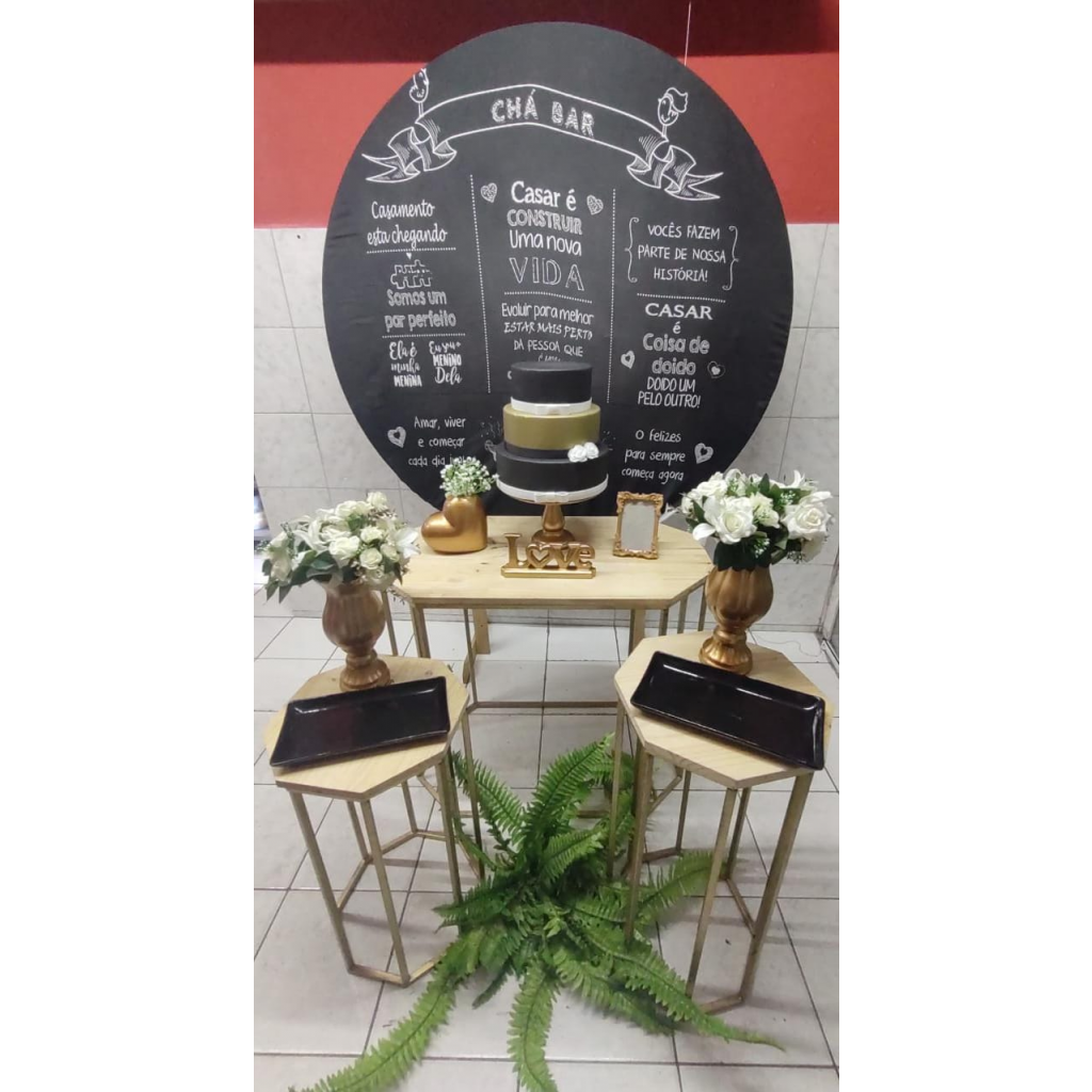 decoração chá bar minimalista moderno