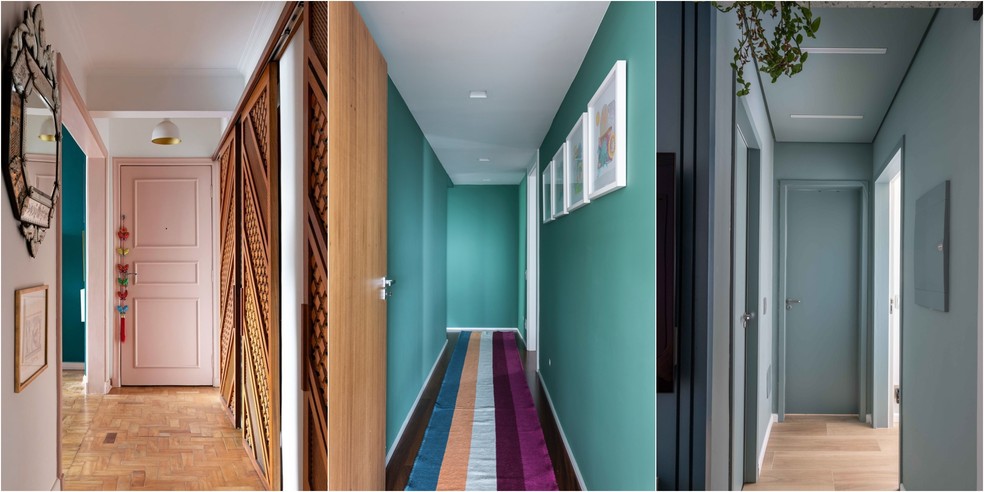 ideias de decoração para corredor estreito