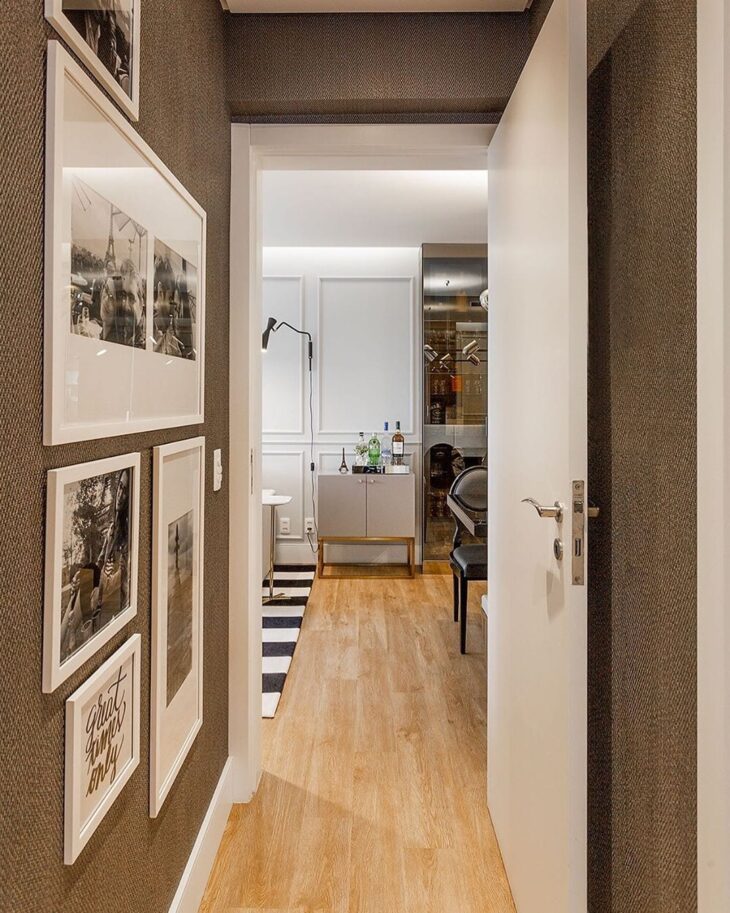 corredor estreito vs corredor largo decoração