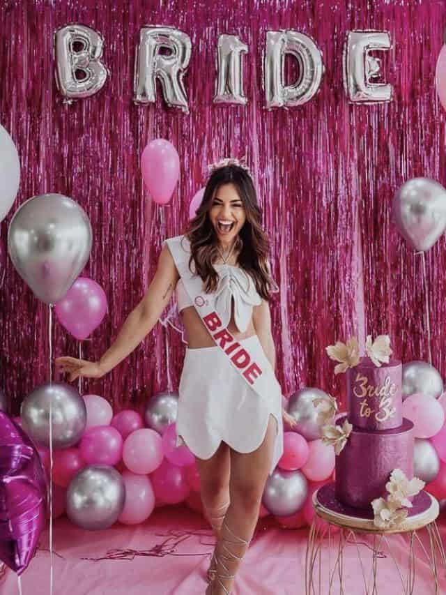 decoração despedida de solteira tema tropical chic