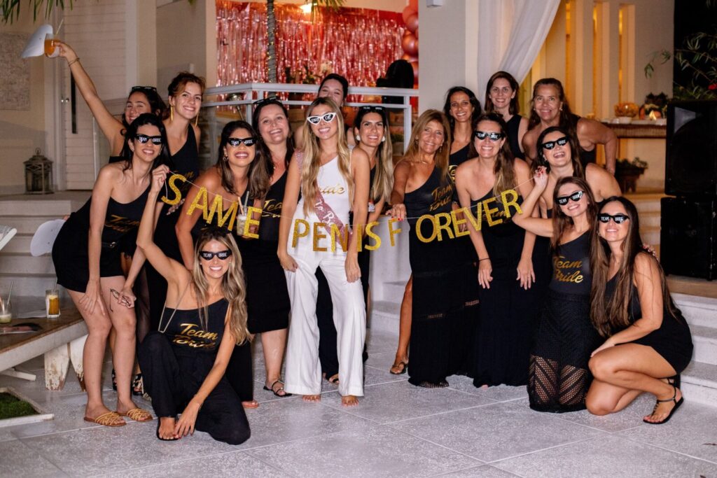 decoração despedida de solteira vs chá de panela