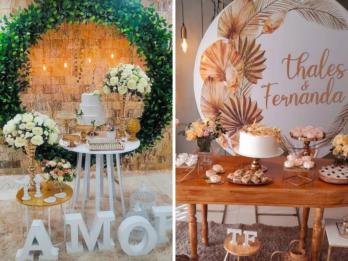 decoração bodas de ouro vs bodas de prata